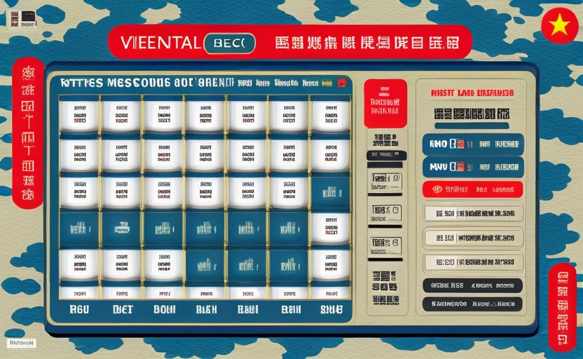 Bảng lịch xổ số miền Trung 7 đài theo ngày trong tuần, giao diện app hiện đại